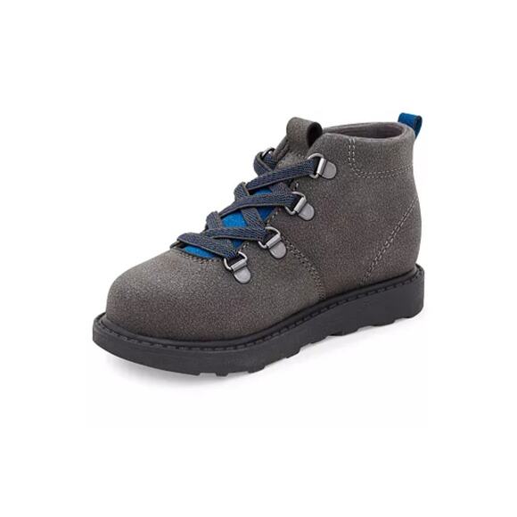 "Carter's Toddler Boys Donnie Boots, Stylish & Sturdy, Size 12, Grey - $30 MSRP - Picture 2 of 7